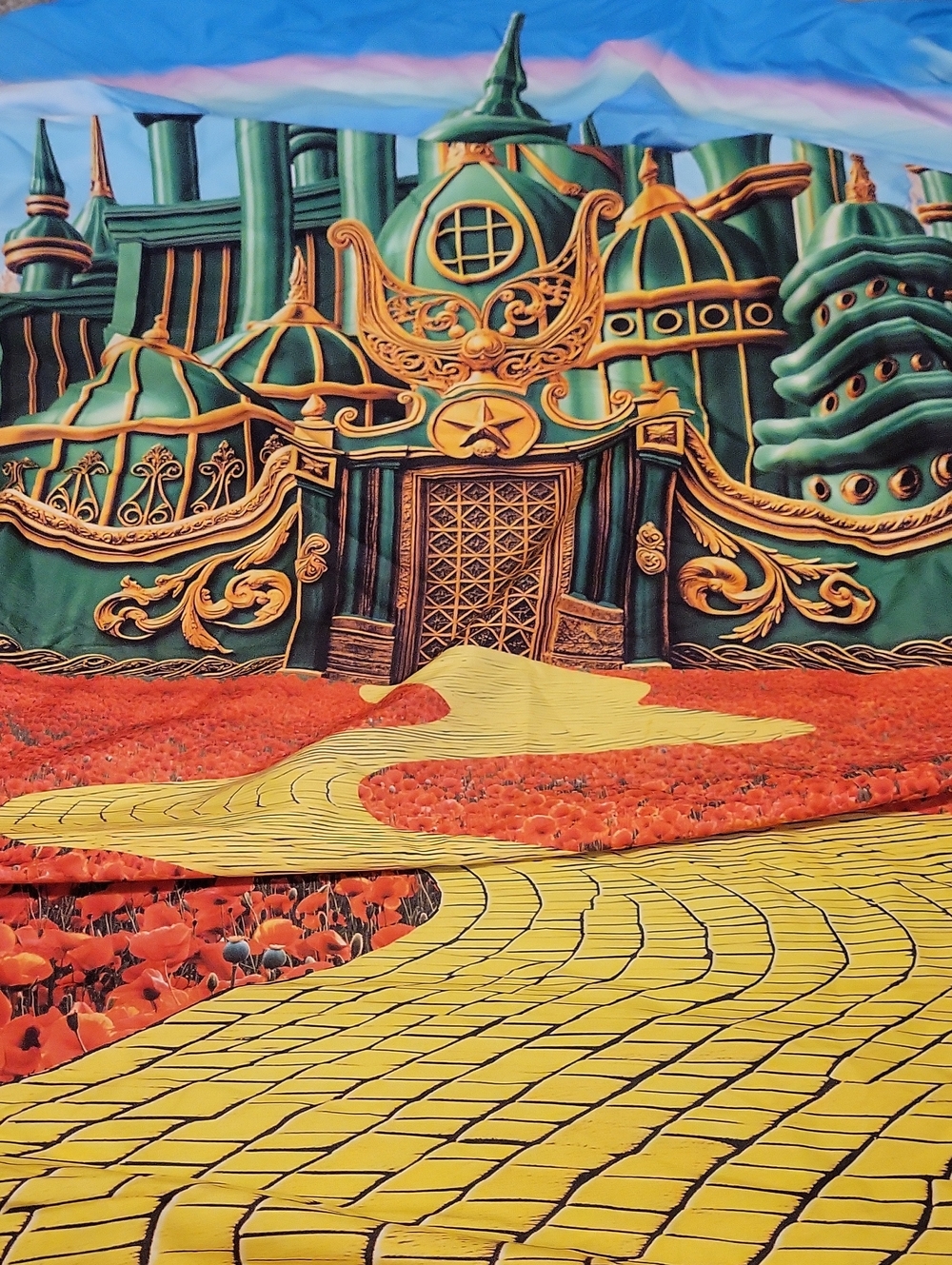 Wizard Of Oz Green Back Drop